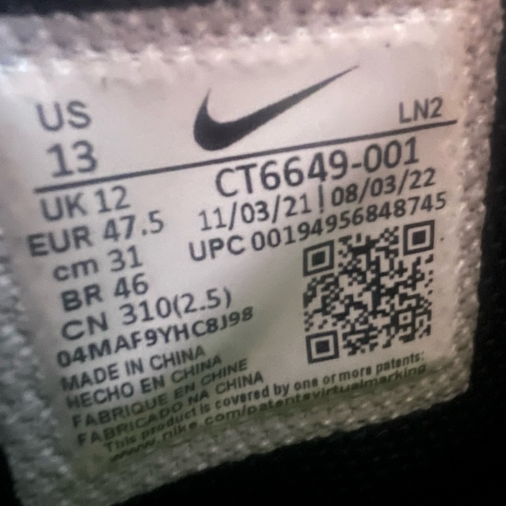Nike Alpha Menace Pro 3 Mid Men's Size 13 - Picture 7 of 7